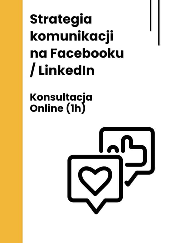Strategia komunikacji na Facebooku / LinkedIn - konsultacja Online